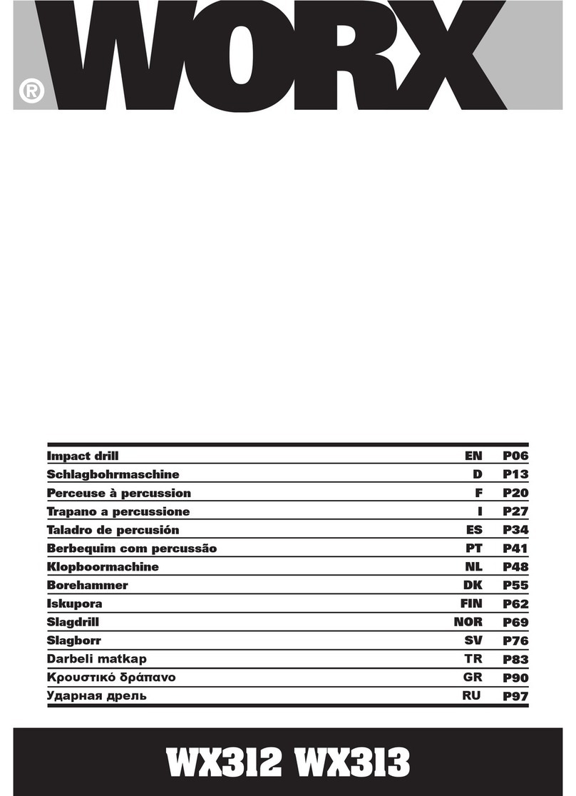 Worx WX312 User manual