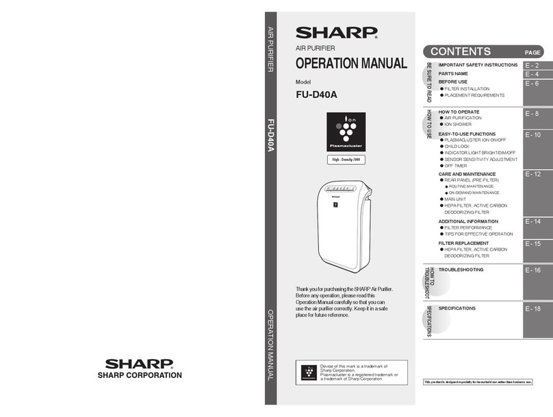 Sharp FU-D40A User manual Sharp FU-D40A User manual