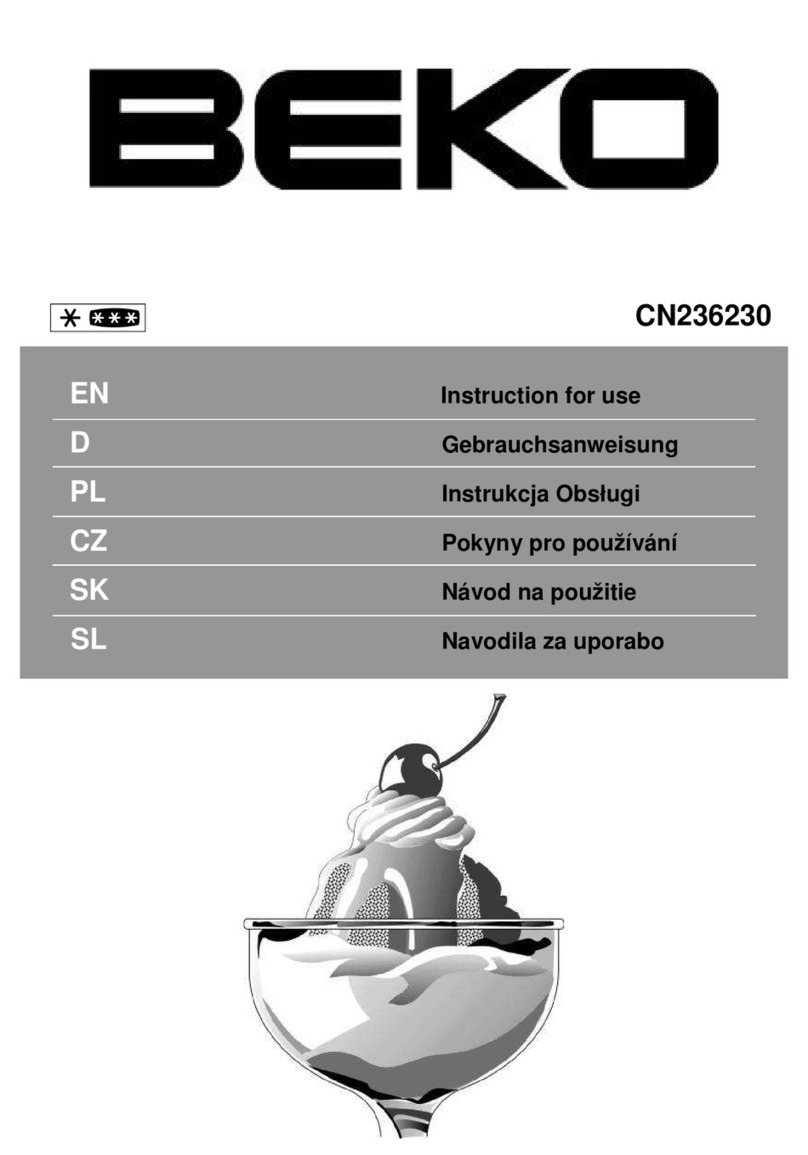 Beko CN236230 User manual Beko CN236230 User manual