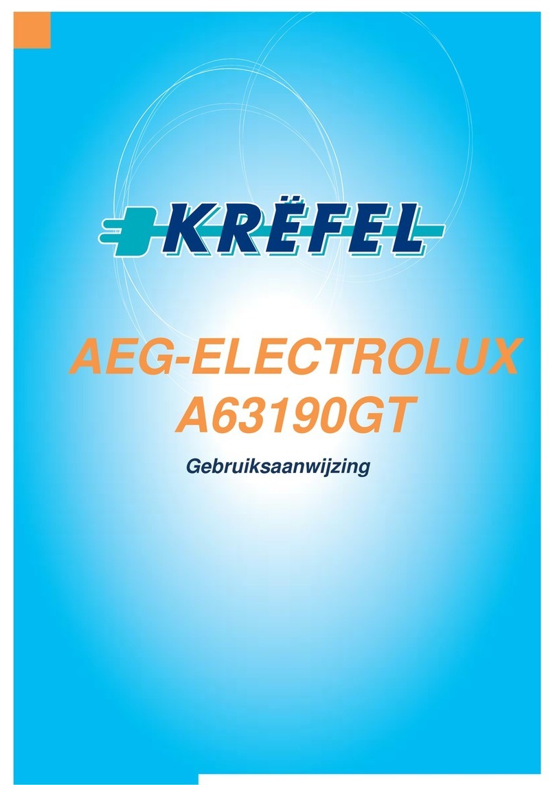 Electrolux A63190GT User manual