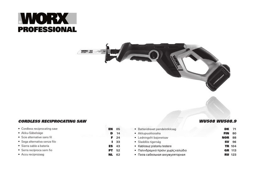Worx WU508 User manual