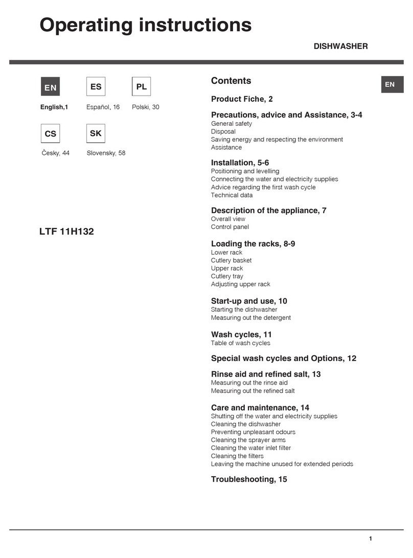 Hotpoint LTF 11H132 User manual