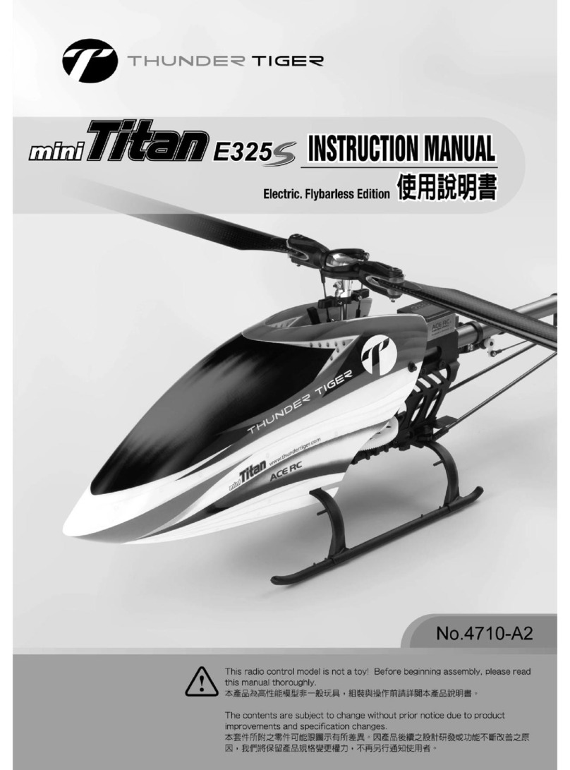 THUNDER TIGER mini Titan 3325 instruction manual