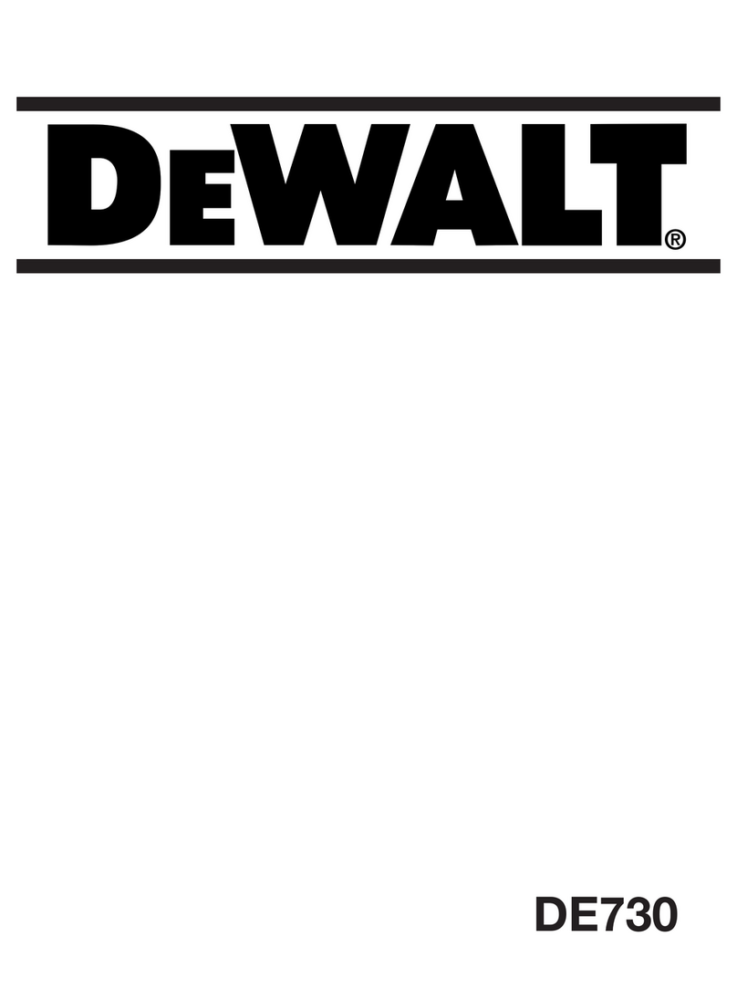 DeWalt DE730 manual DeWalt DE730 manual