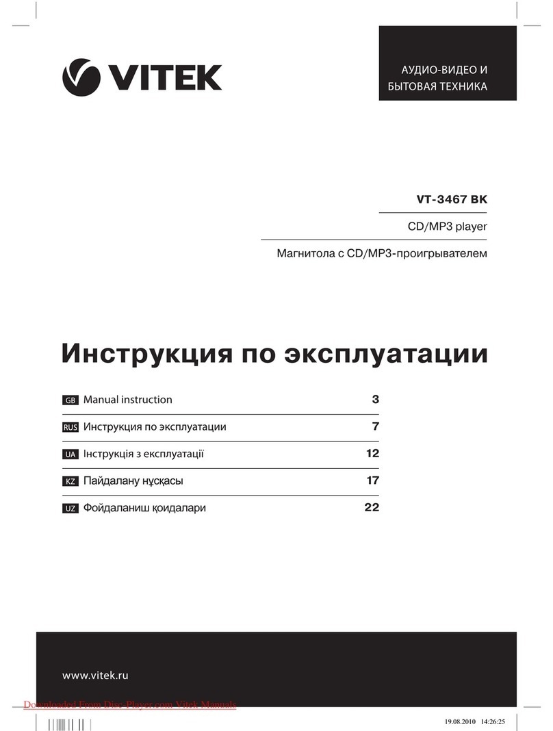 Vitek VT-3467 BK Manual instructions