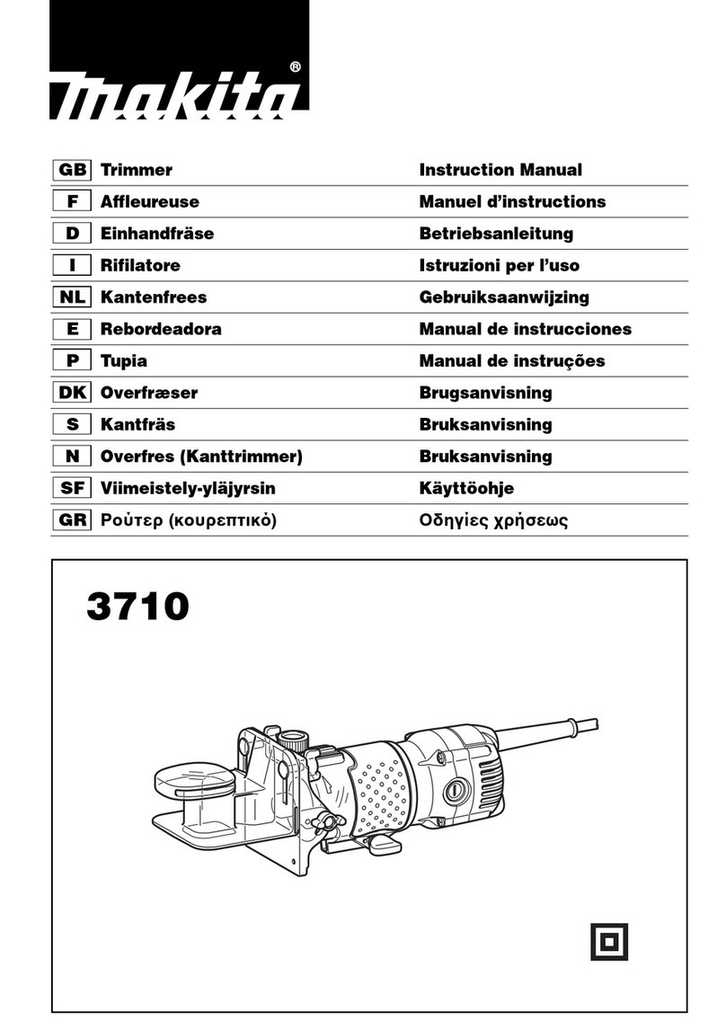 Makita 3710 instruction manual