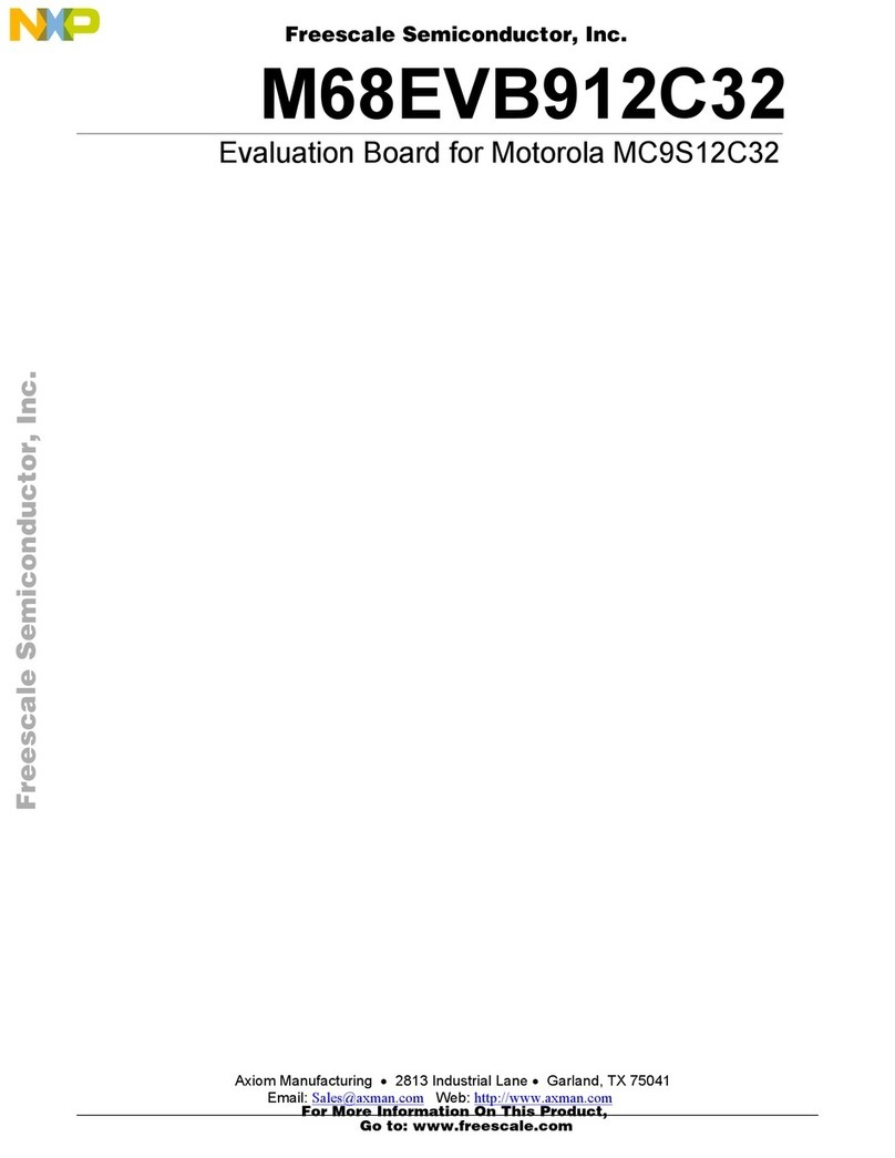 Freescale Semiconductor M68EVB912C32 User manual Freescale Semiconductor M68EVB912C32 User manual