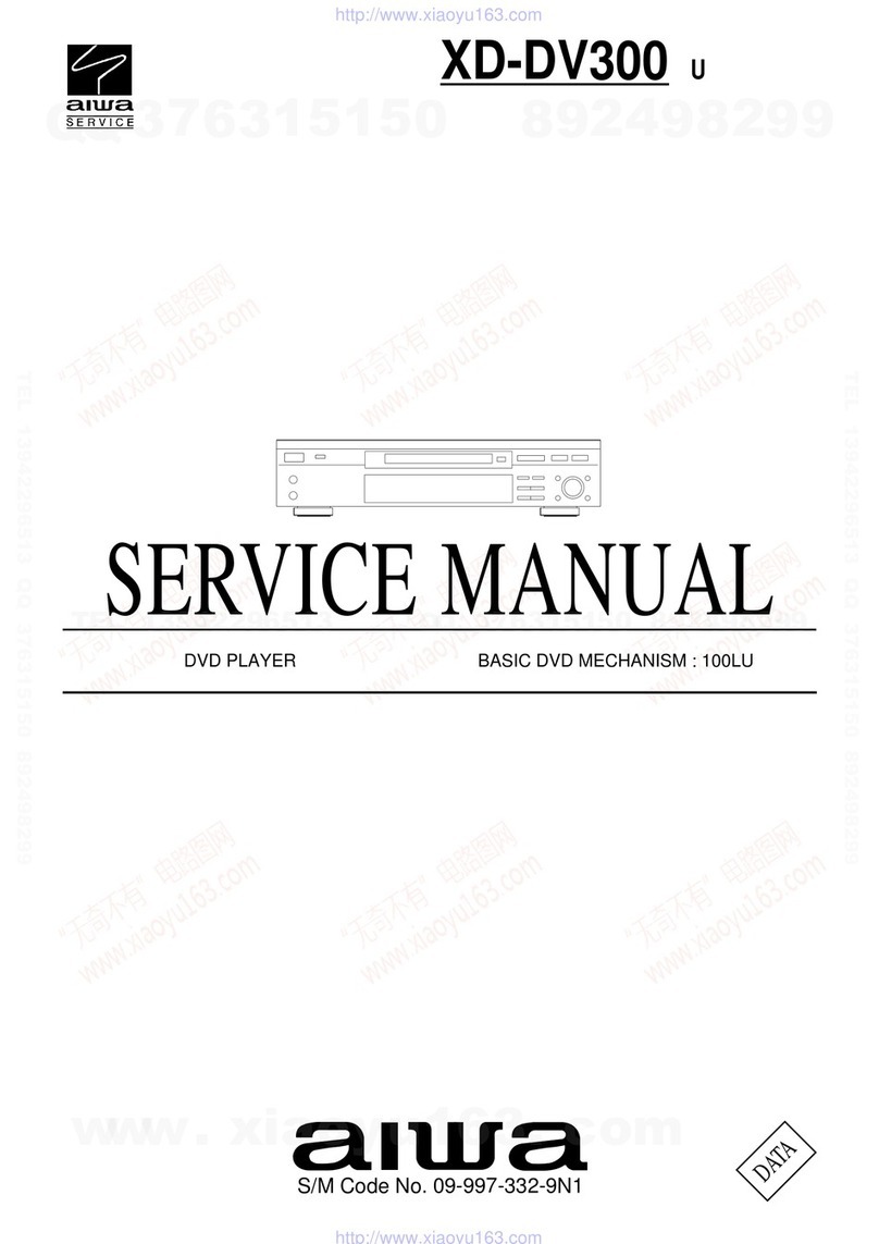 Aiwa XD-DV300 Service manual