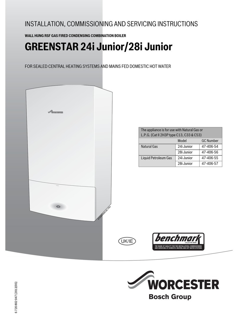 Worcester GREENSTAR 24i junior User guide