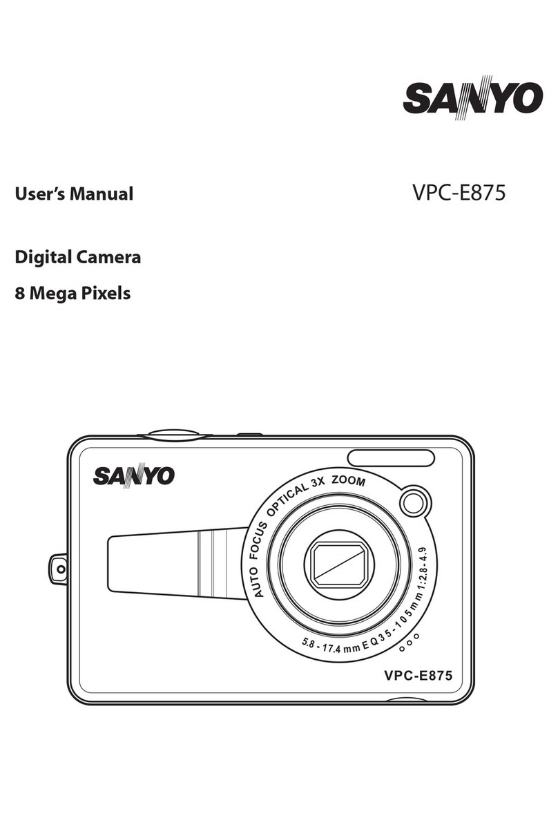 Sanyo VPC-E875 User manual