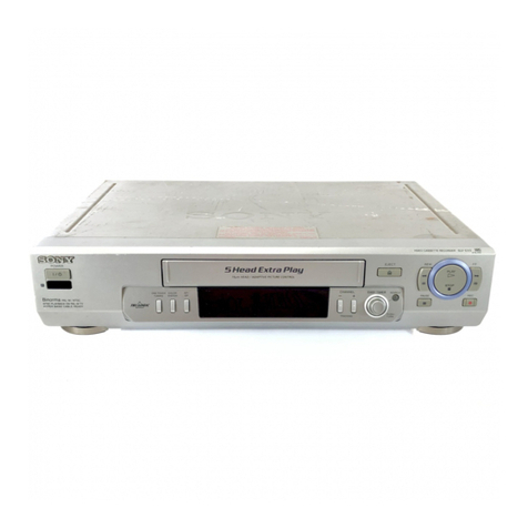 Sony SLV-EX5 Service manual
