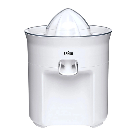 Braun CJ 3050 User manual