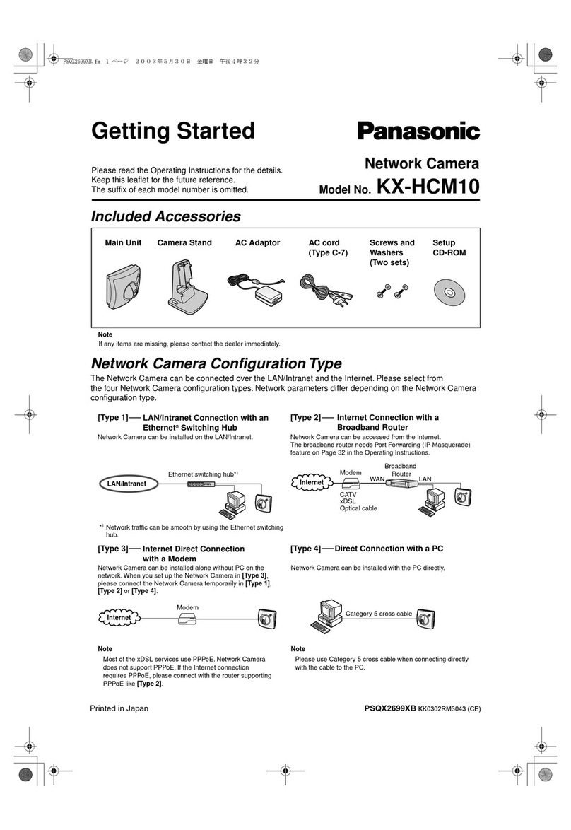 Panasonic KX-HCM10 User manual