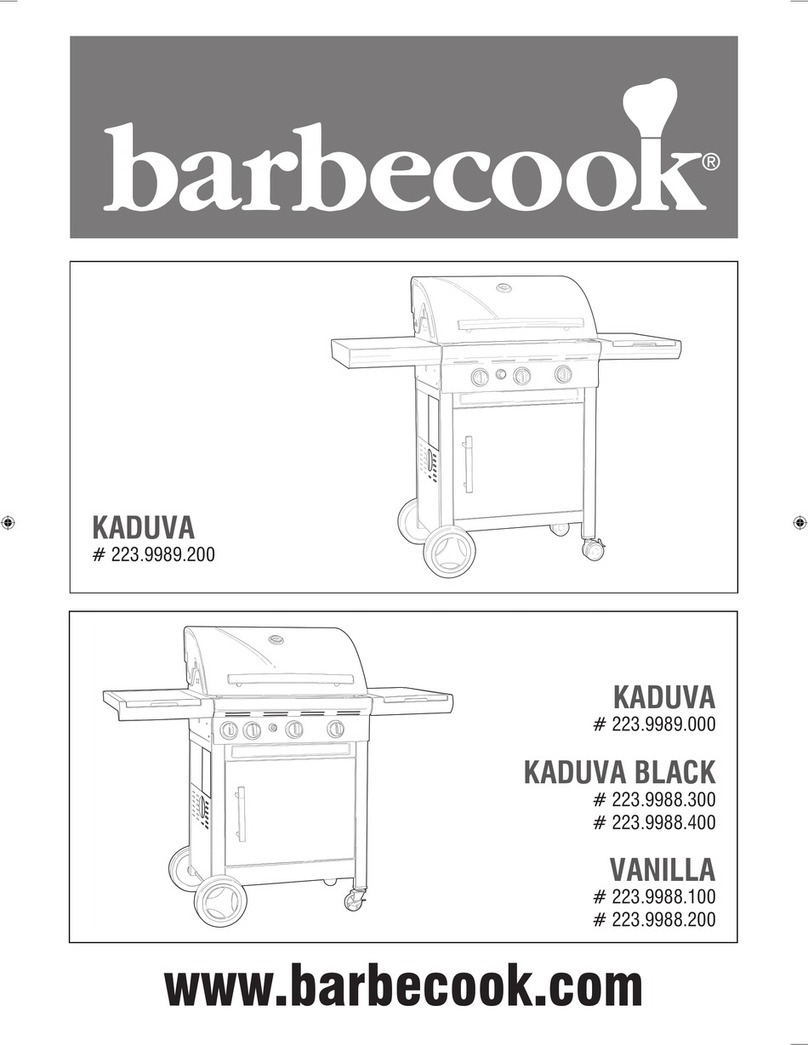Barbecook KADUVA installation instructions