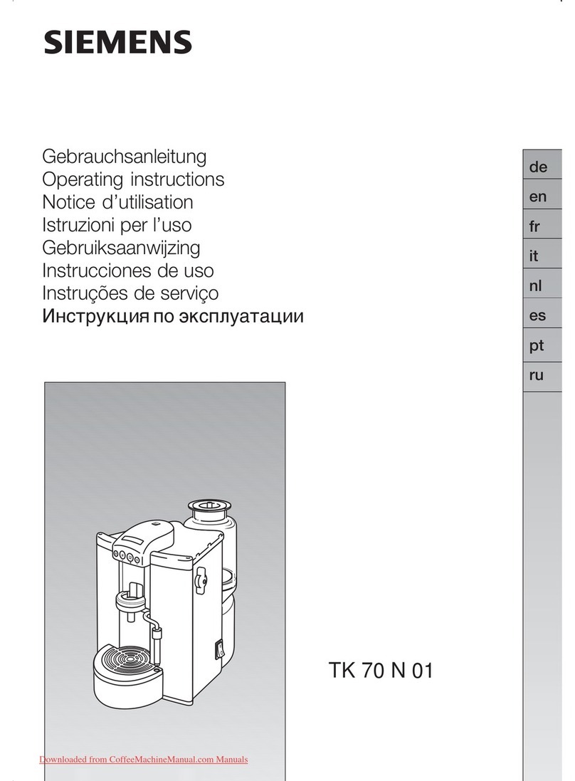Siemens TK 70 N 01 User manual