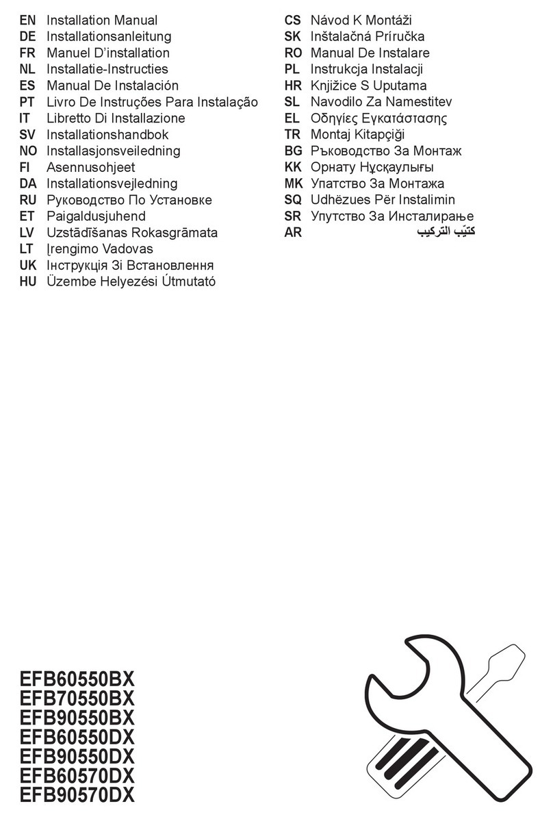 Electrolux EFB60550BX User manual