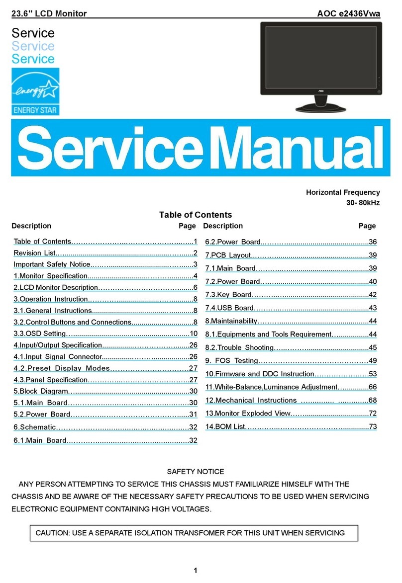 AOC e2436Vwa User manual