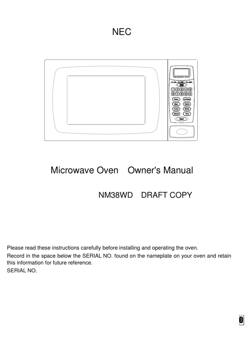 NEC NM38WD owner's manual