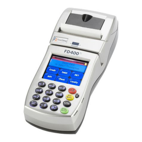 First Data FD400 User manual