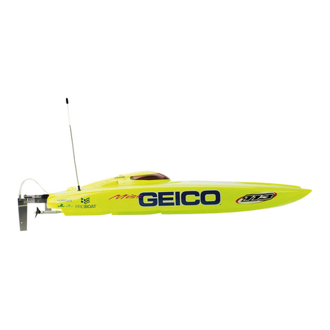 Pro Boat Miss Geico 29 PRB4100B User manual
