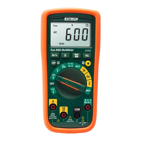 Extech Instruments EX350 User manual Extech Instruments EX350 User manual