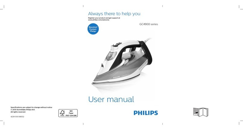 Philips GC4900 User manual Philips GC4900 User manual