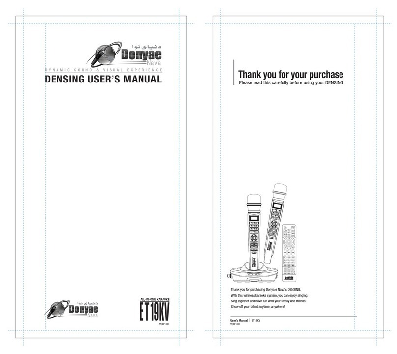 Donyae Nava DENSING ET19KV user manual