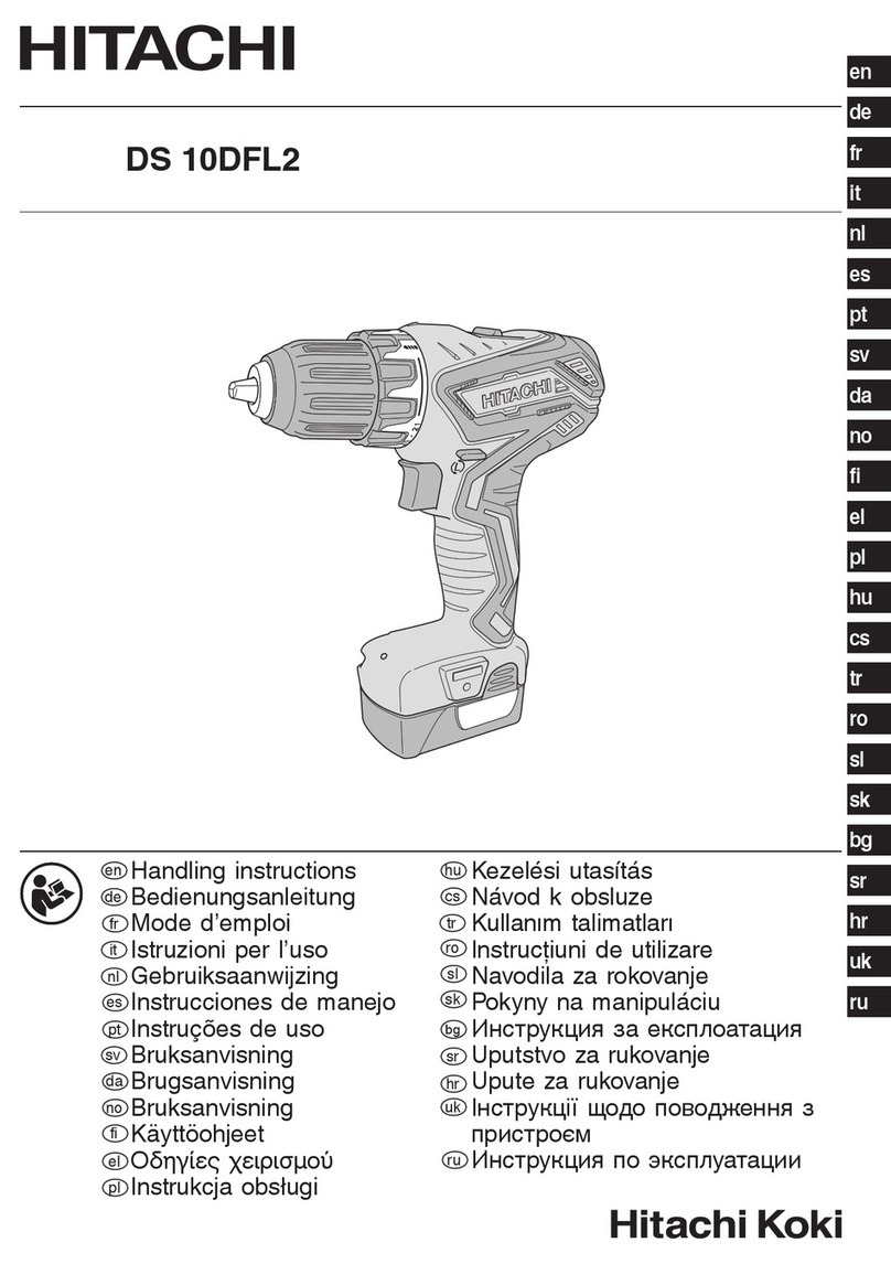 Hitachi DS 10DFL2 User manual