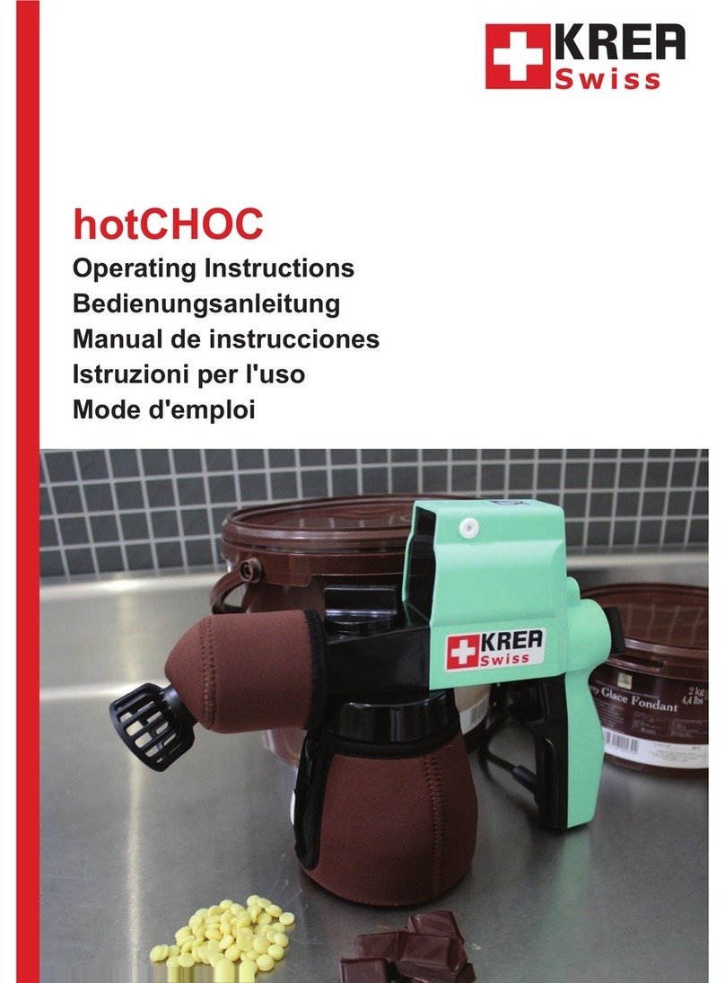 KREA Swiss hotCHOC operating instructions KREA Swiss hotCHOC operating instructions