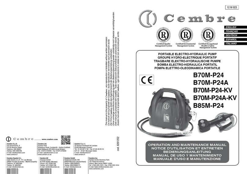 Cembre B70M-P24 User manual