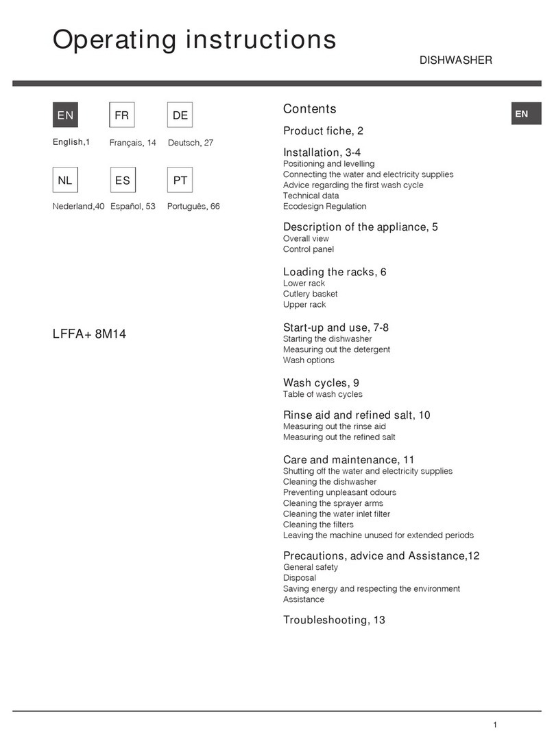Hotpoint LFFA+ 8M14 User manual