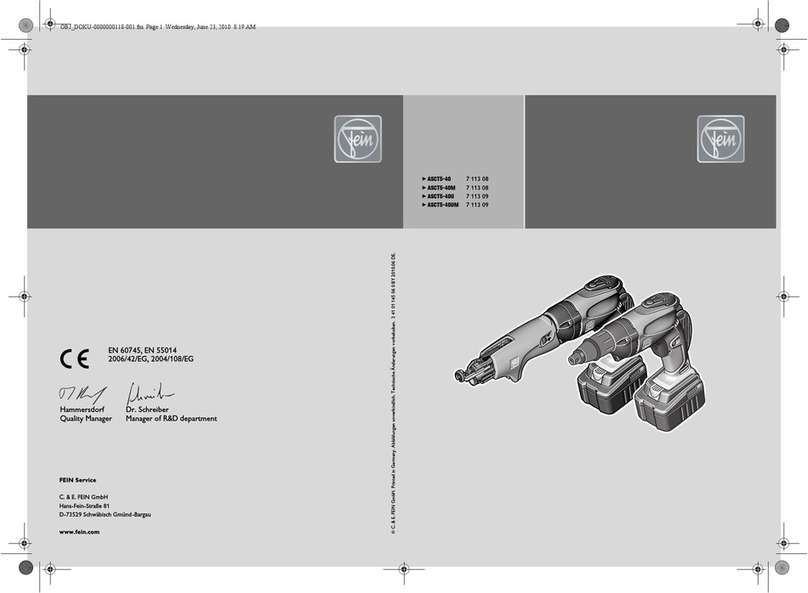 Fein ASCT5-40 User manual