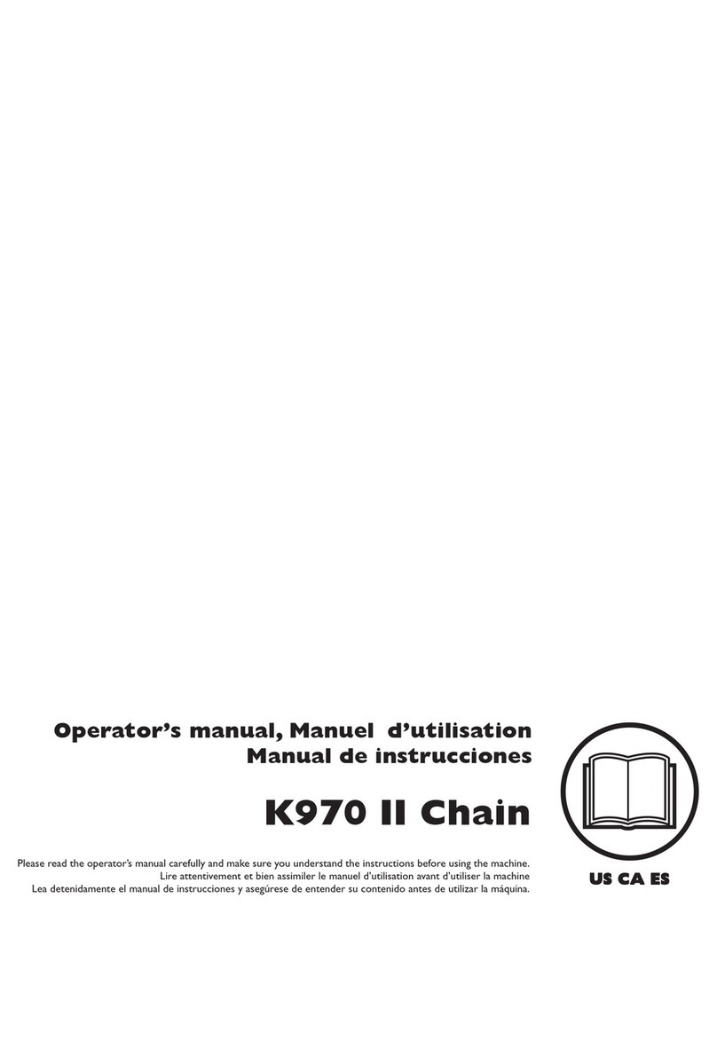 Husqvarna K970 II Chain Operator's manual