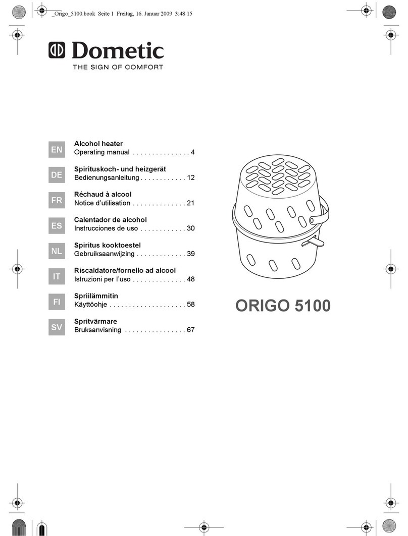 Dometic ORIGO 5100 operating manual