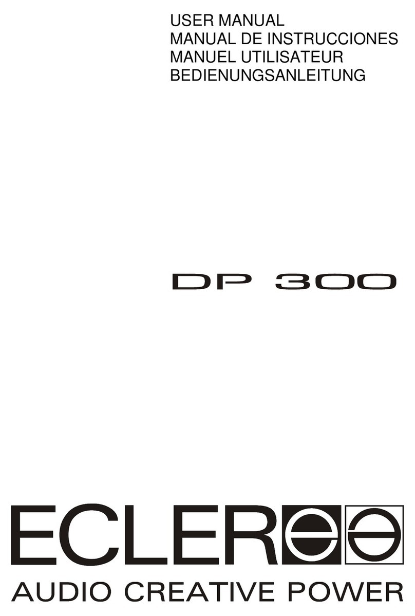 Ecler DP 300 user manual