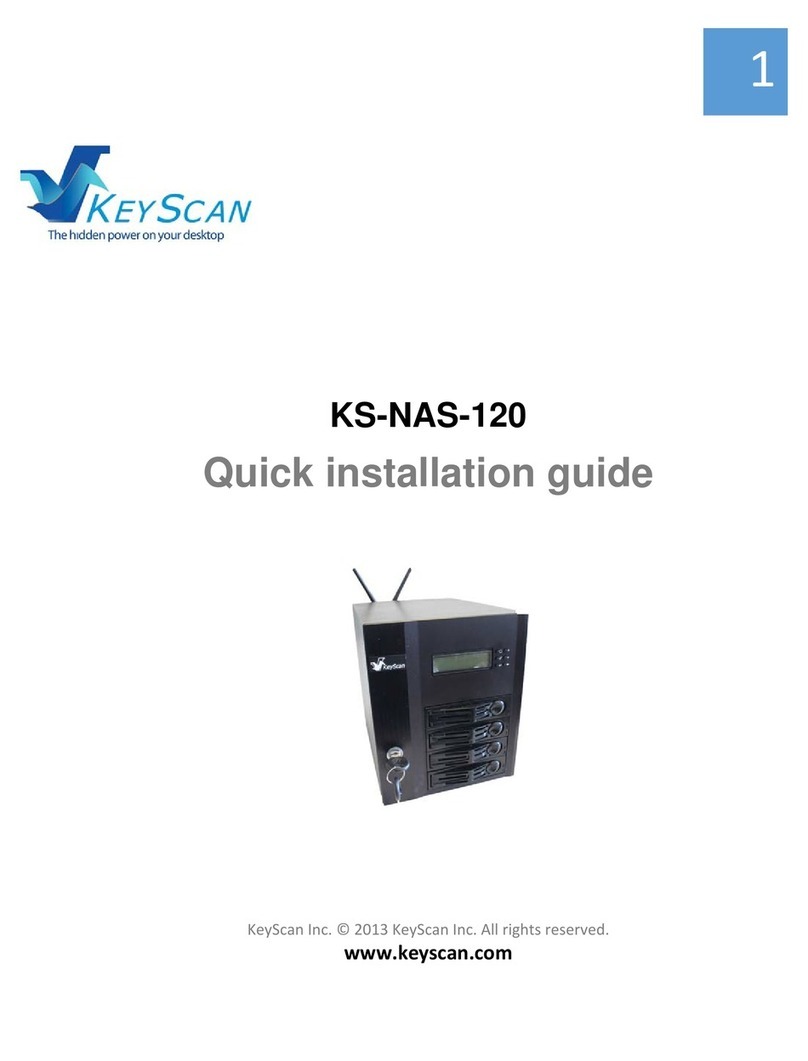 Keyscan KS-NAS-120 A1 Quick installation guide