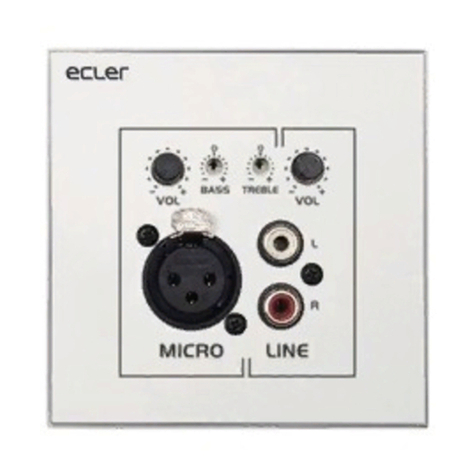 Ecler WPmMIX-T user manual