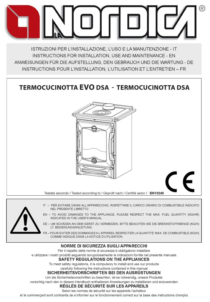 Nordica TERMOCUCINOTTA EVO Parts list manual