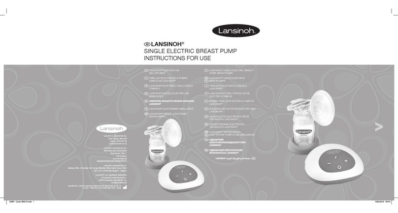 Lansinoh Breast Pump Instructions for use