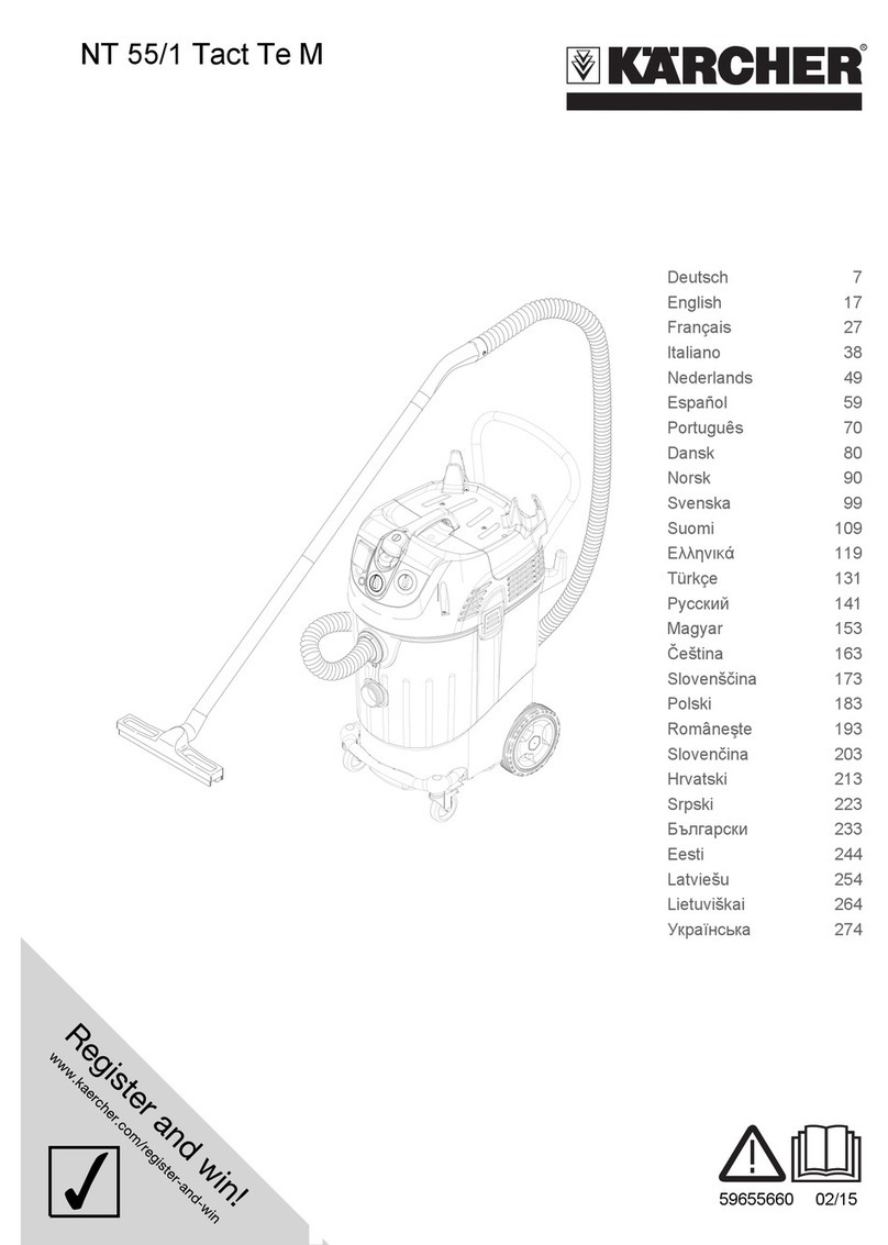 Kärcher NT 55/1 Tact Te M User manual