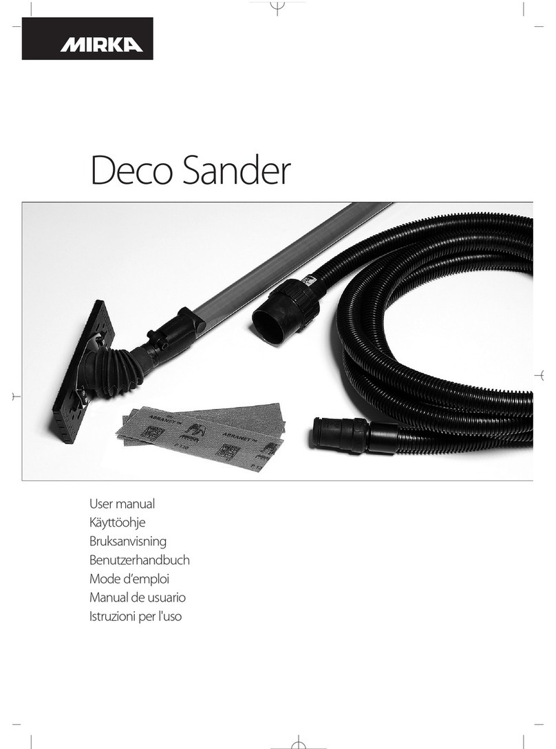 MIRKA Deco Sander user manual