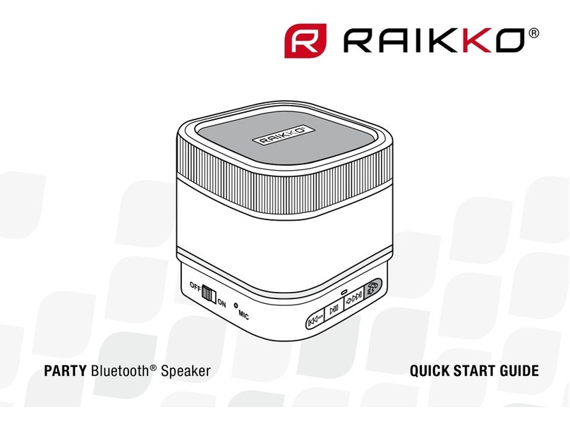 Raikko PARTY quick start guide