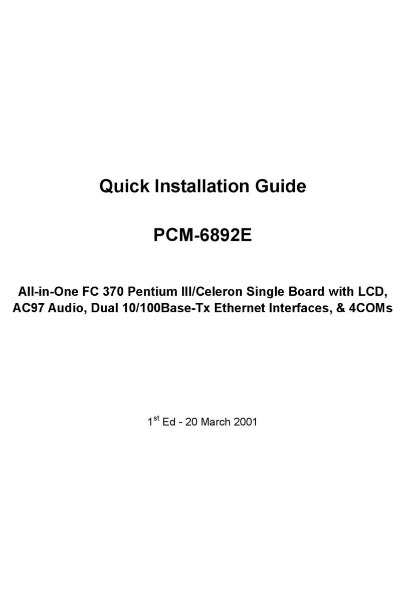 EMAC PCM-6892E Quick installation guide