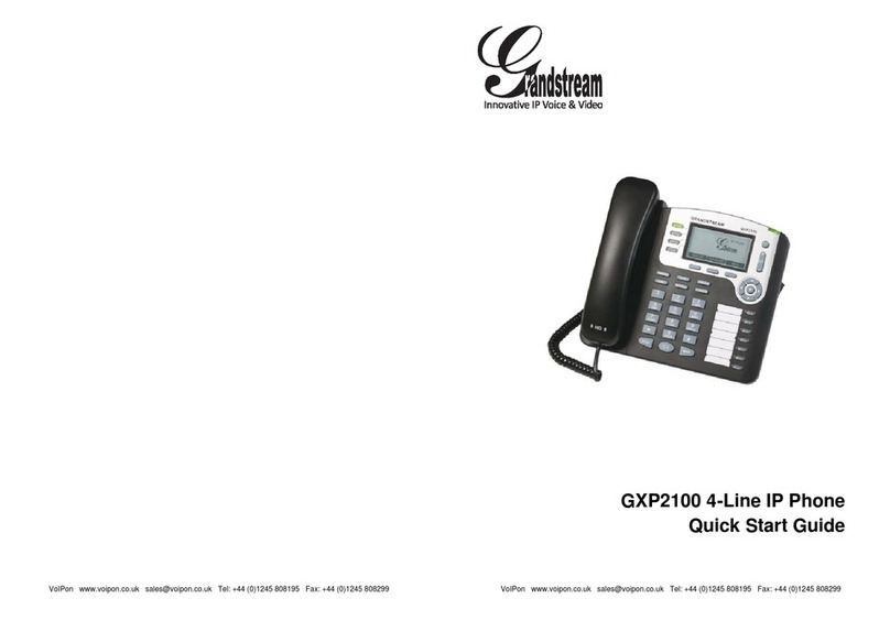 Grandstream Networks GXP2100 User manual Grandstream Networks GXP2100 User manual
