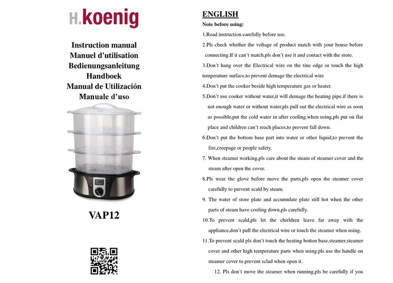 H.Koenig VAP12 instruction manual