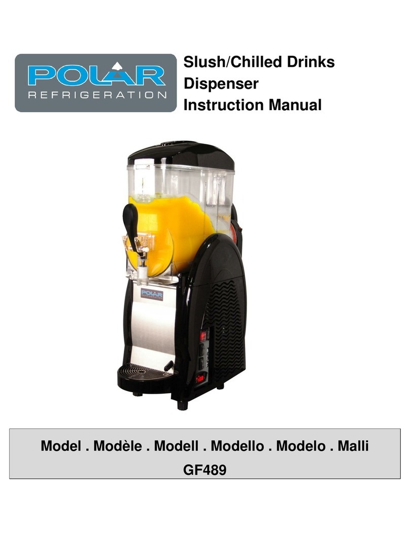 Polar Refrigeration GF489 instruction manual