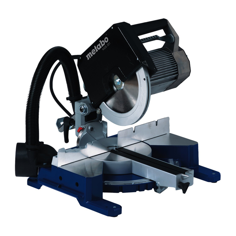 Metabo KGS 301 User manual