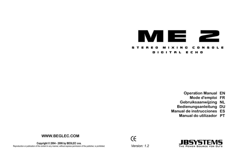 JB Systems ME 2 User manual JB Systems ME 2 User manual