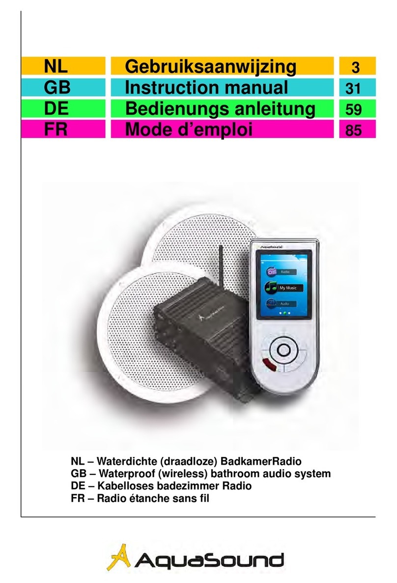 Aqua Sound Wipod instruction manual