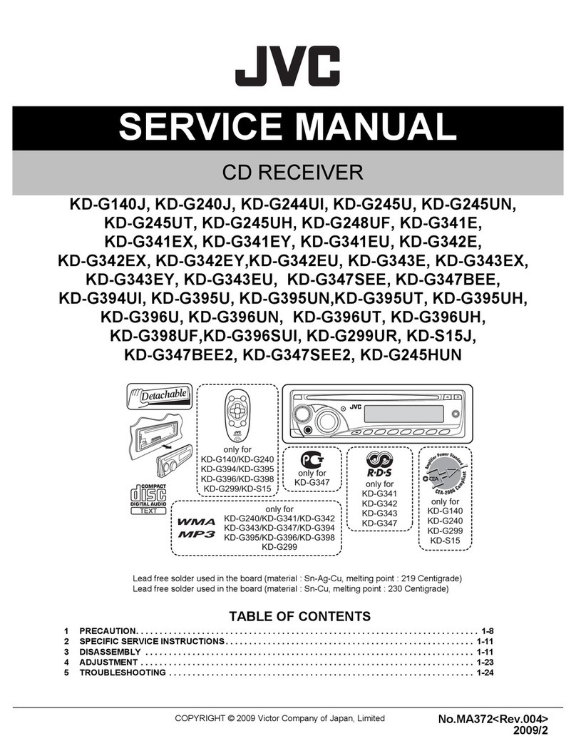 JVC KD-G140J User manual